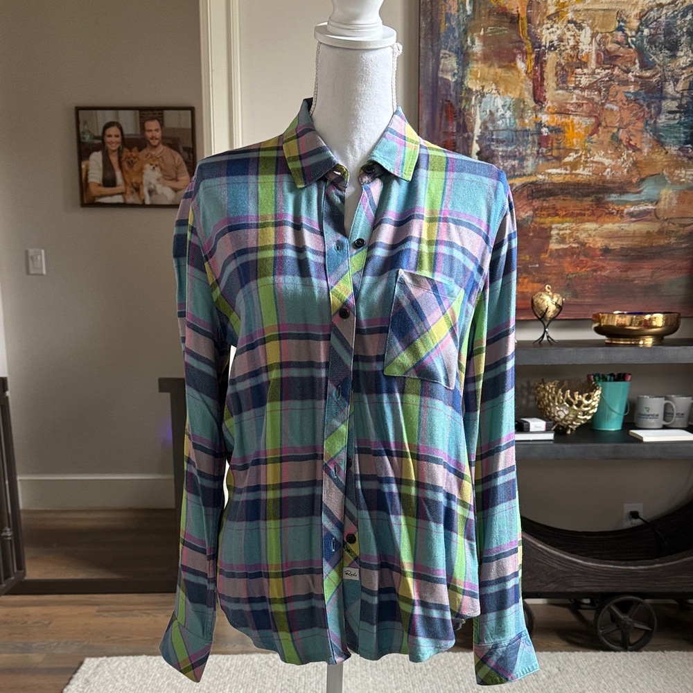 Rails Multicolor Plaid Button Down Shirt